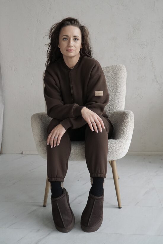 Moteriškas laisvalaikio kostiumėlis “COMFORT -“ RUDAS