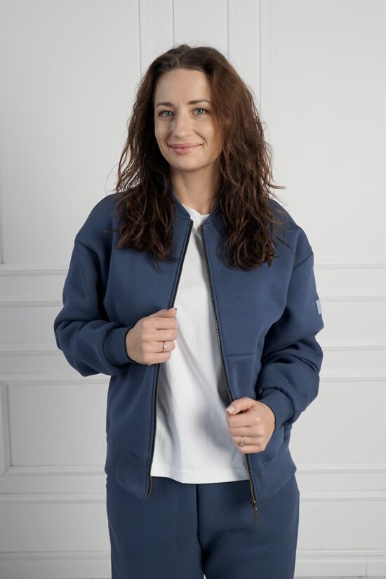 Moteriškas džemperis “COMFORT -“ MĖLYNAS