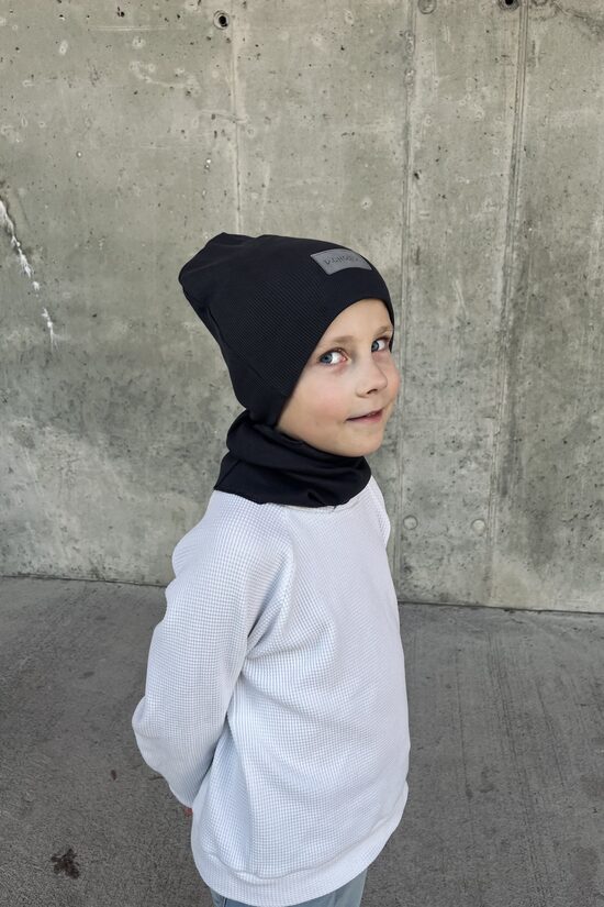 Grafito spalvos kepurė SIMPLE UNISEX