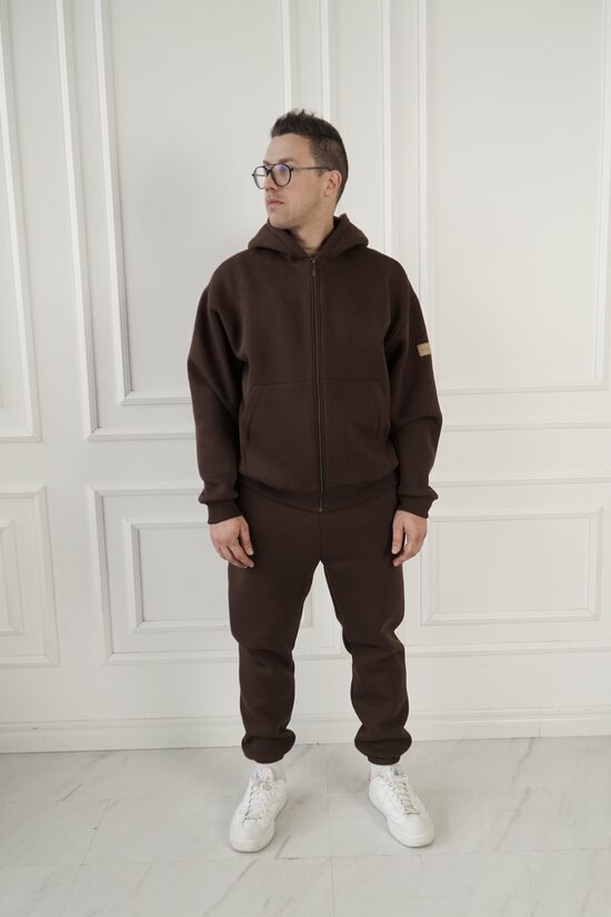 Vyriškas laisvalaikio kostiumėlis “COMFORT +” RUDAS