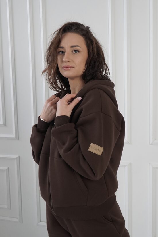 Moteriškas džemperis “COMFORT +” ŠOKOLADAS