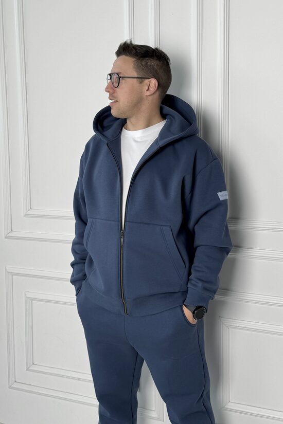 Vyriškas laisvalaikio kostiumėlis “COMFORT +” MĖLYNAS